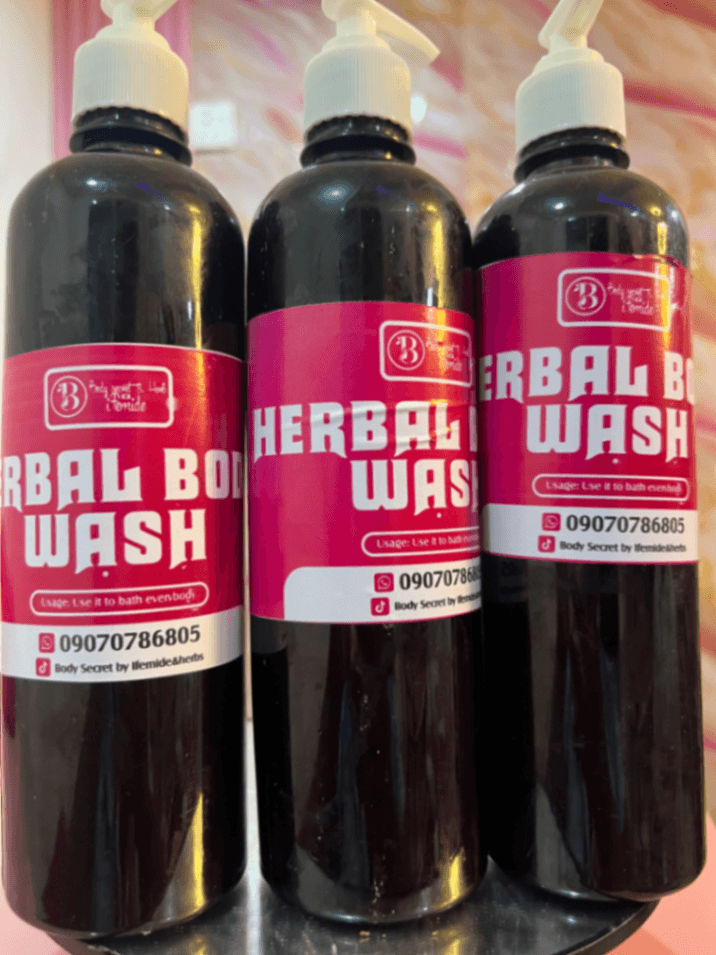 Herbal body wash